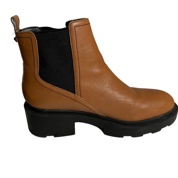 Marc Fisher Women's Wade Lug Sole Brown Chelsea Boot Size 8M - Picture 5 of 10